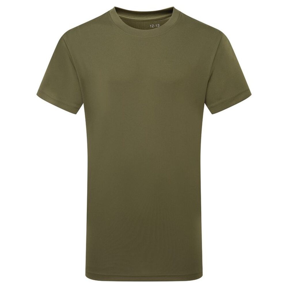 TriDri Unisex Childrens/Kids Performance T-Shirt / Olive